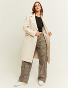 Fake Wool Coat | Cream