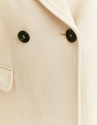 Fake Wool Coat | Cream