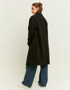 Fake Wool Coat | Black