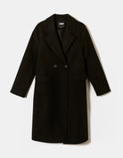 Fake Wool Coat | Black