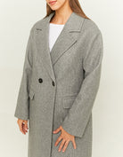 Fake Wool Coat | Grey