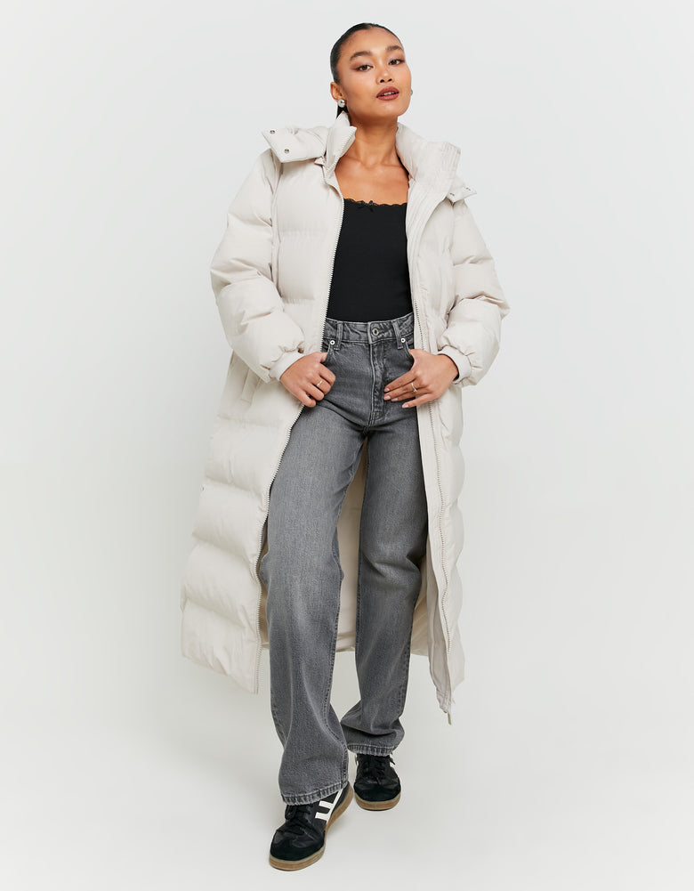 Heavy Padded Jacket | Cream