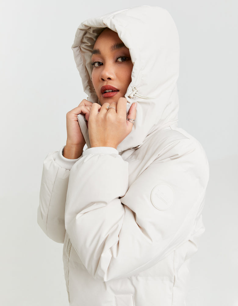 Heavy Padded Jacket | Cream