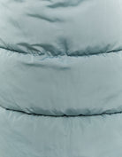 Long Padded Jacket with Hood | Blue