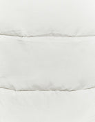 Long Padded Jacket with Hood | Light Grey