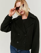 Buttoned Jacket | Black