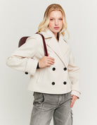 Buttoned Jacket | Cream
