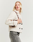 Buttoned Jacket | Cream