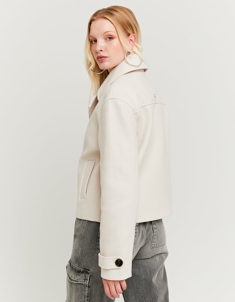Buttoned Jacket | Cream