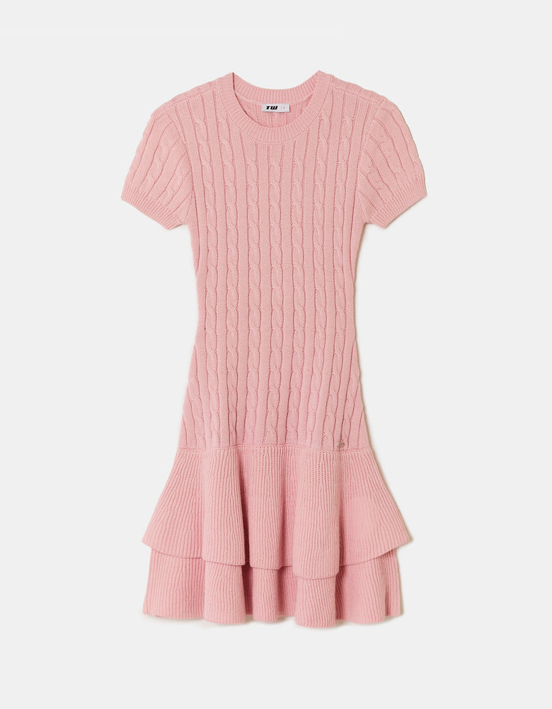 Knitted Dress | Pink