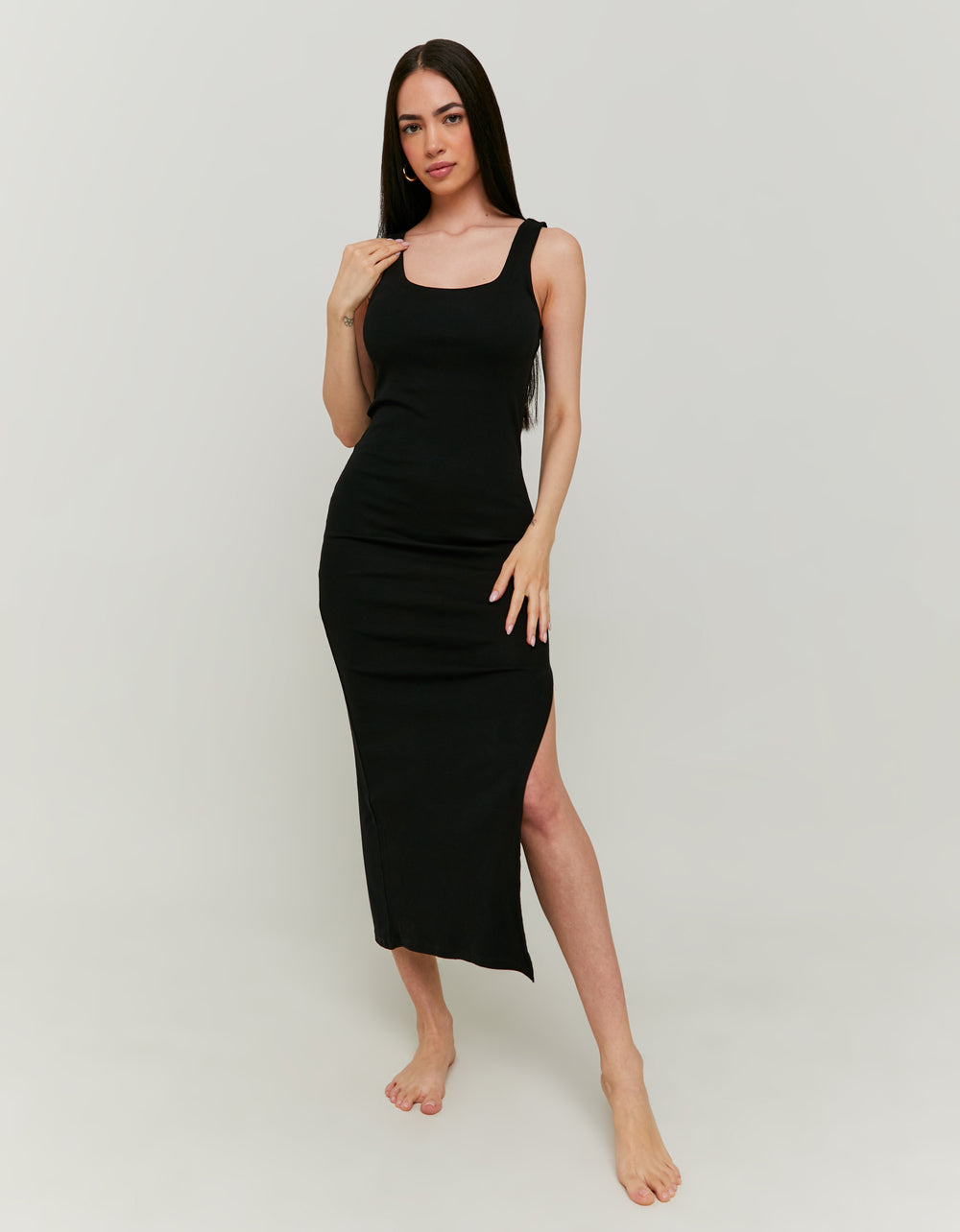 Basic Midi Dress | Black