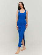Basic Midi Dress | Blue