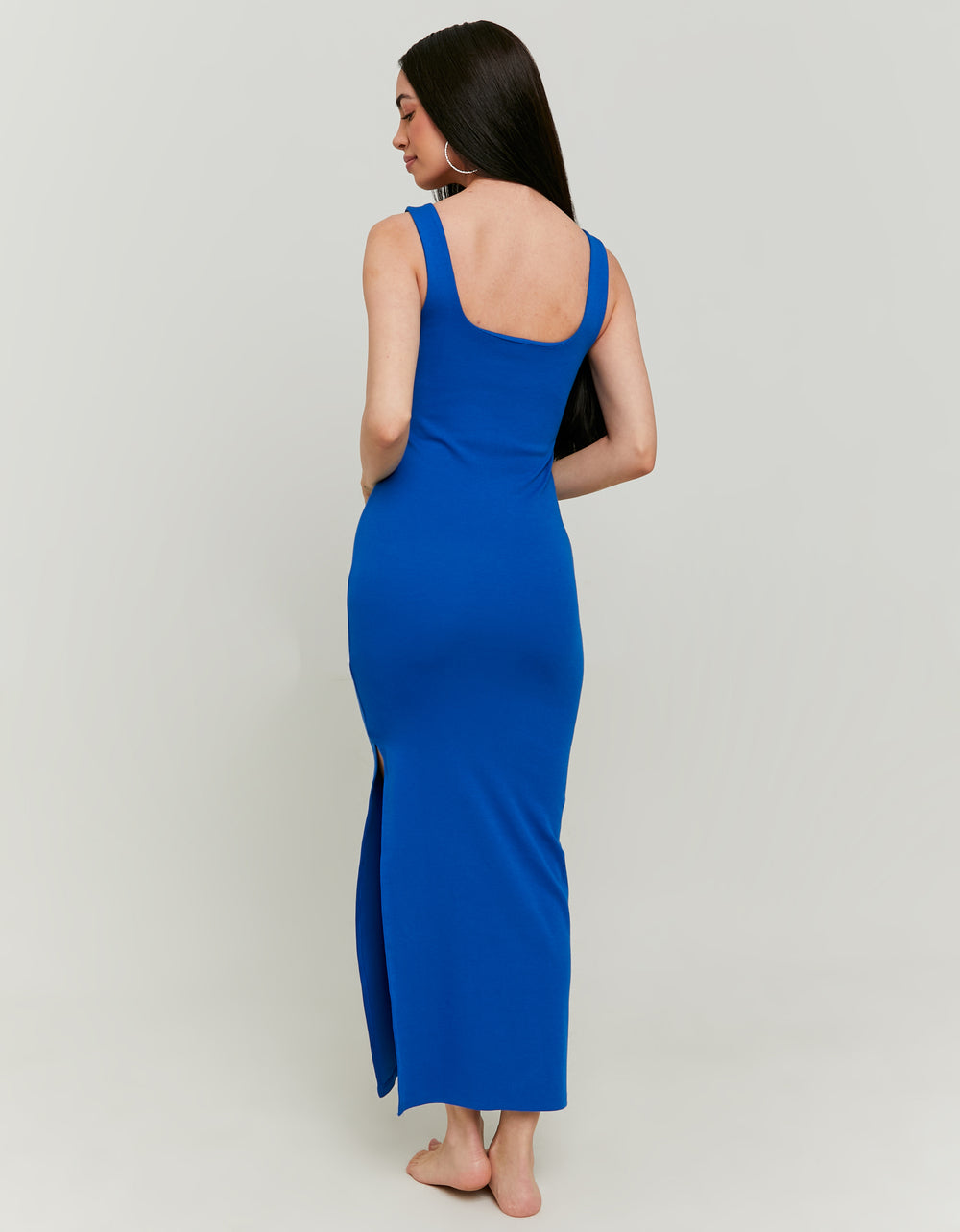 Basic Midi Dress | Blue
