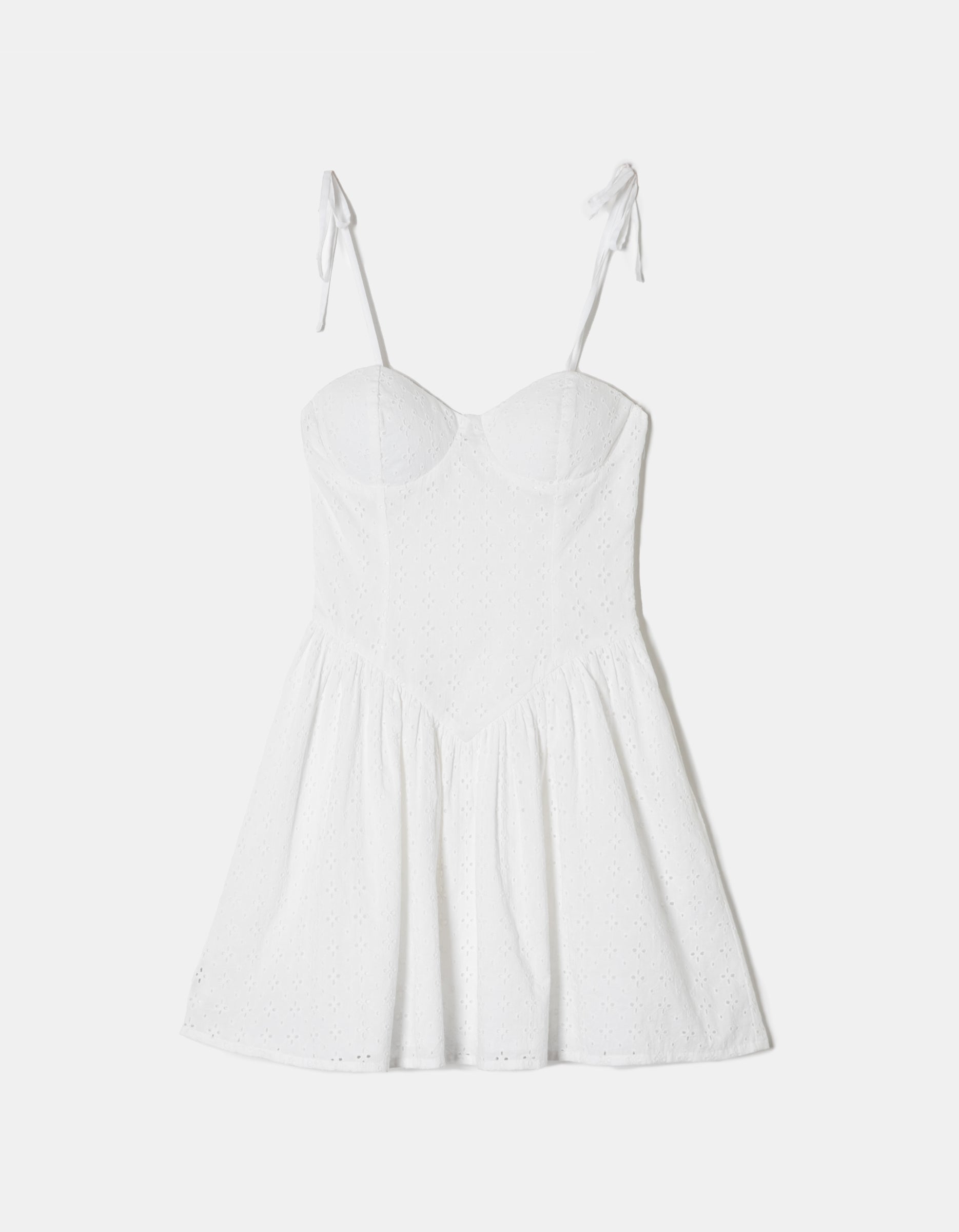 White Broderie Anglaise Mini Dress | White