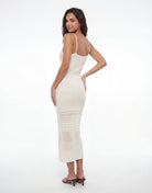 Crochet Long Dress | Off White