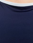 Short Dress with Open Back | Navy