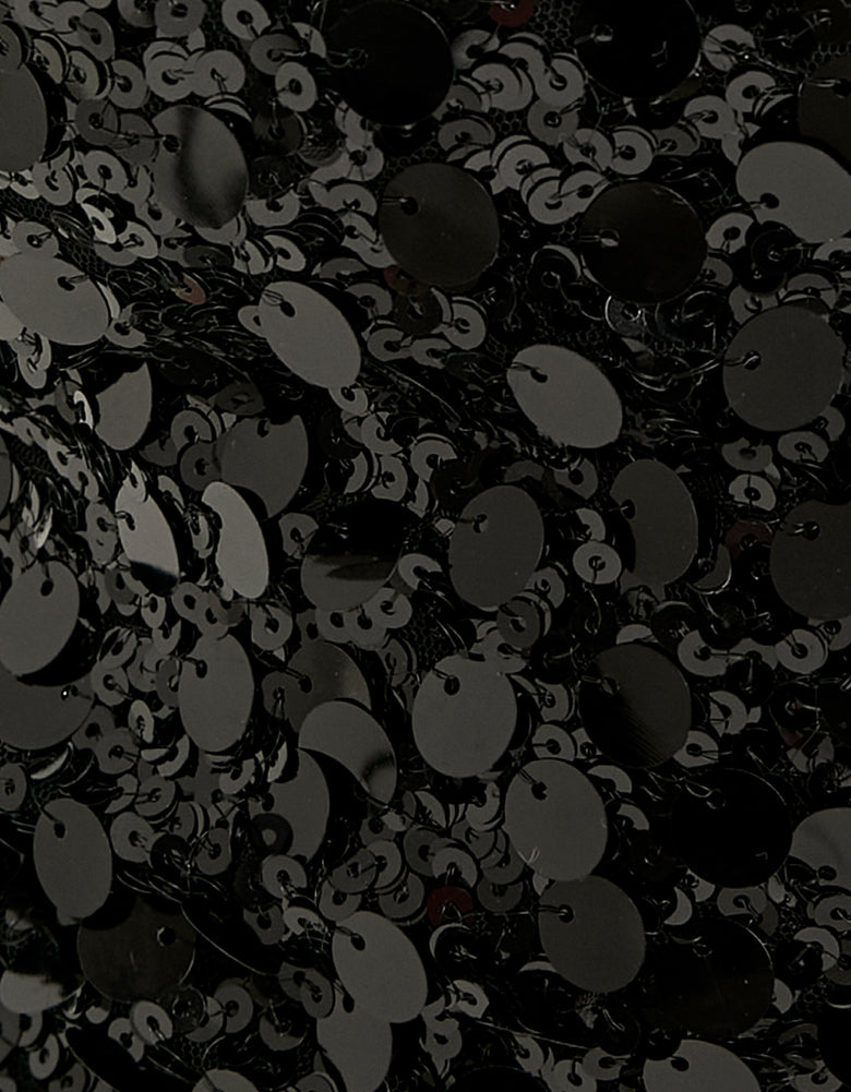 Mini Dress in Sequin | Black