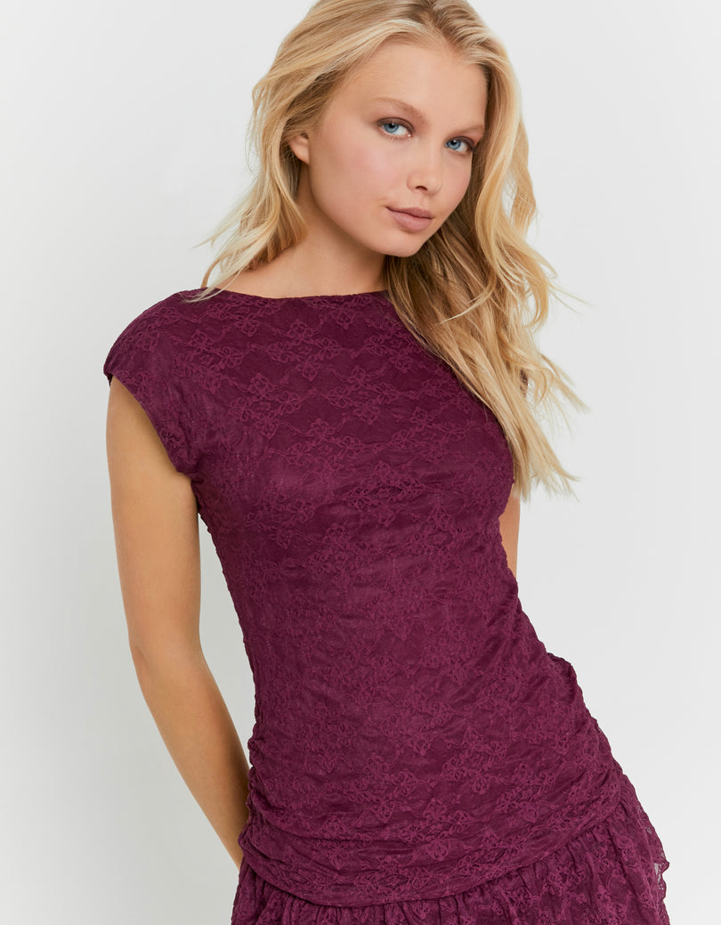 Mini Dress | Bordeau