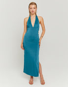 Long Dress With cut outs | Turkoise
