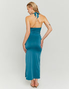 Long Dress With cut outs | Turkoise