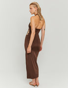 Long Dress With cut outs | Dark Red
