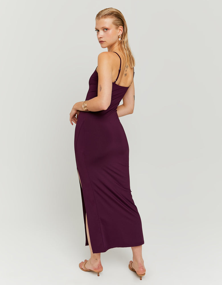 Basic Long Dress | Purple