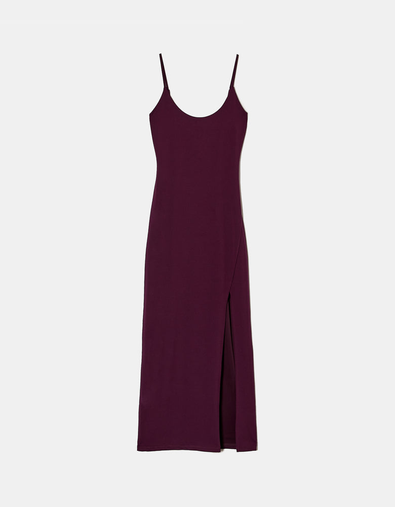Basic Long Dress | Purple