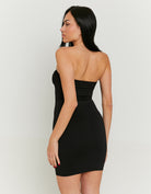 Fitted Mini Dress | Black