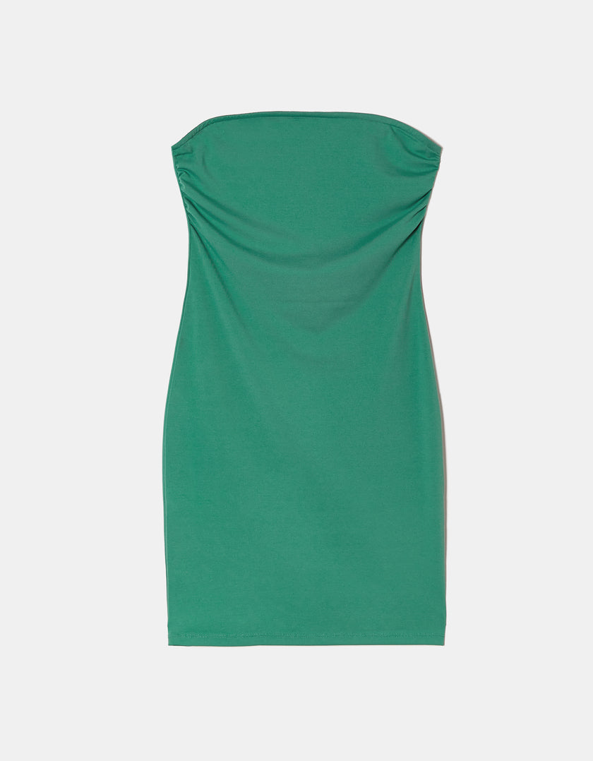 Fitted Mini Dress | Green