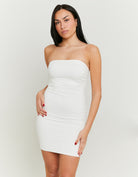 Fitted Mini Dress | White