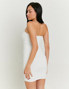 Fitted Mini Dress | White