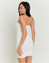 Fitted Mini Dress | White