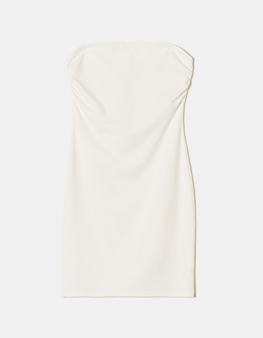 Fitted Mini Dress | White