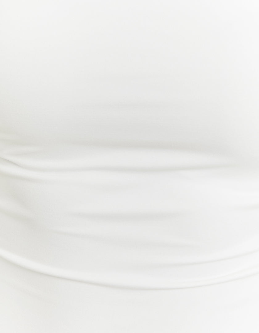 Fitted Mini Dress | White