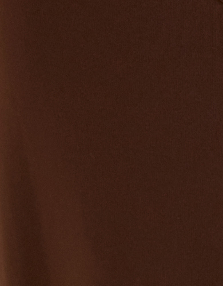 Brown Draped Dress | Brown