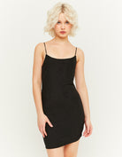 Lurex Mini Dress | Black