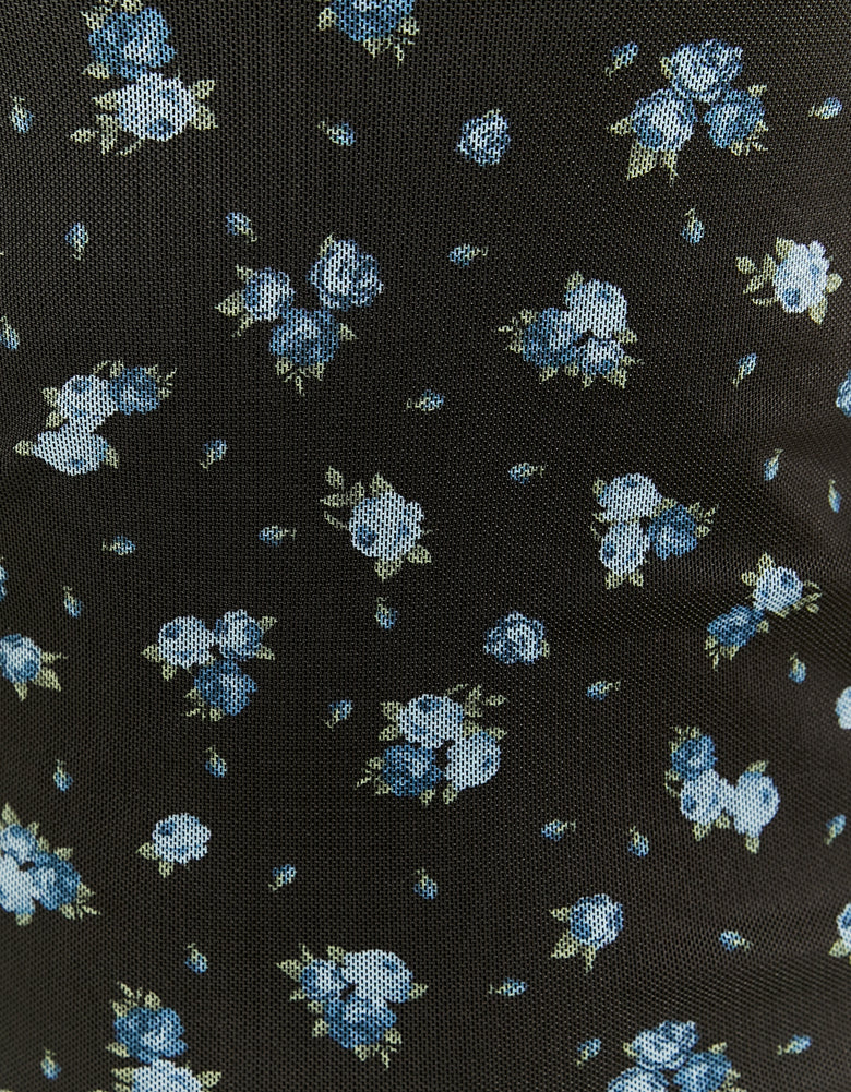 Floral Fitted Mini Dress | Floral Print