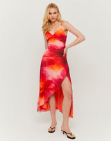 Backless Asymmetric Dress | Floral Print