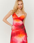 Backless Asymmetric Dress | Floral Print
