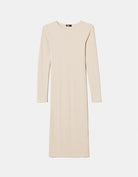 Fitted Midi Dress | Cream