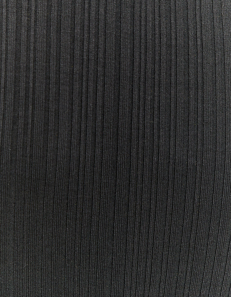 Fitted Midi Dress | Black