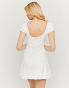Backless Short Dress | Off White