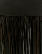 Maxi Dress with Side Slit | Black