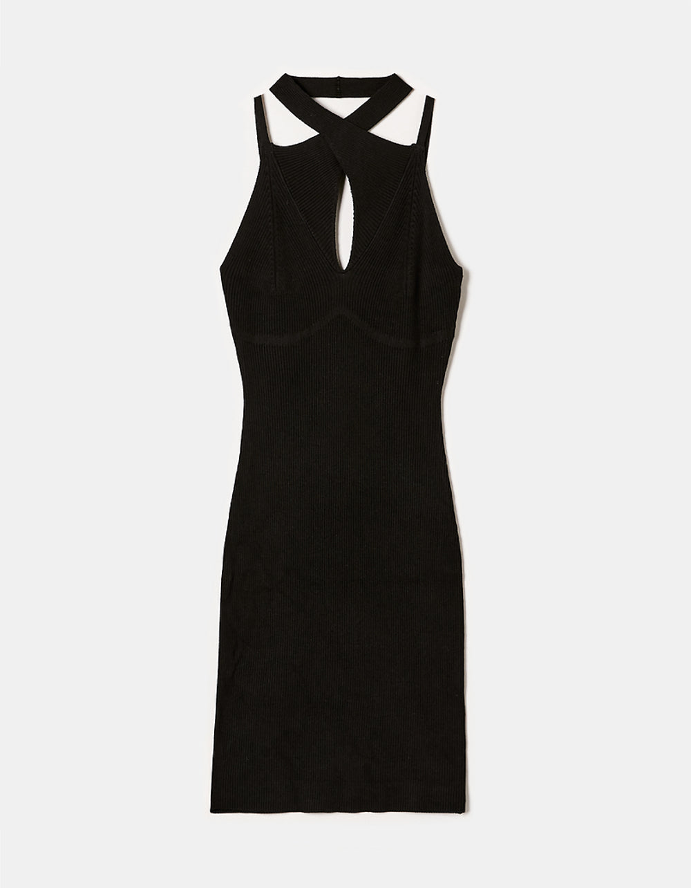 Cut Out Mini Dress | Black