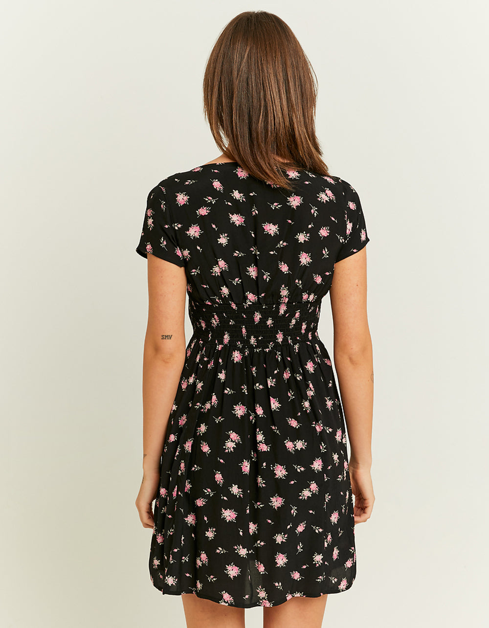 Floral A?line Mini Dress | Floral Print