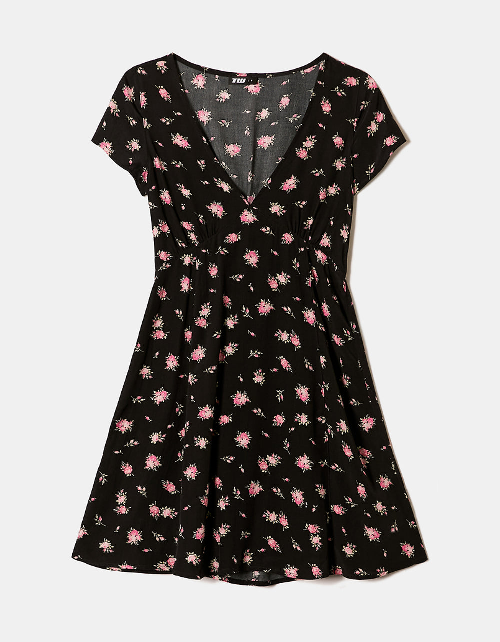 Floral A?line Mini Dress | Floral Print