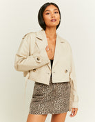 Cropped Trench | Off White