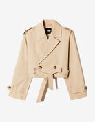 Cropped Trench | Off White