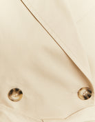 Cropped Trench | Off White