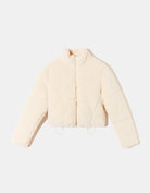 Sherpa Padded Jacket | Off White